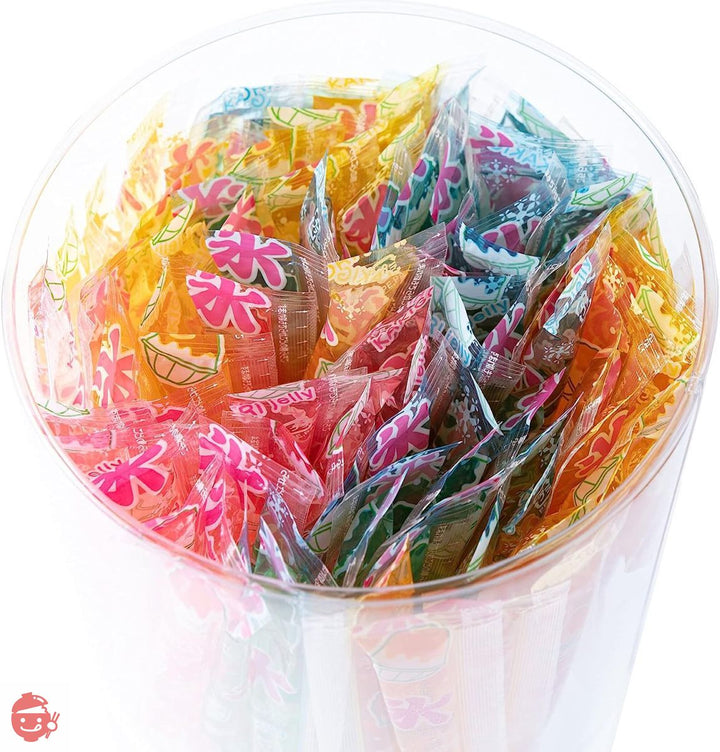 吉松 共親製菓 かき氷ゼリー ボトル入り 1.6kg (約110個 / 個包装/強度対策済) 業務用 駄菓子 ゼリー ギフト (まいガム工房)の画像