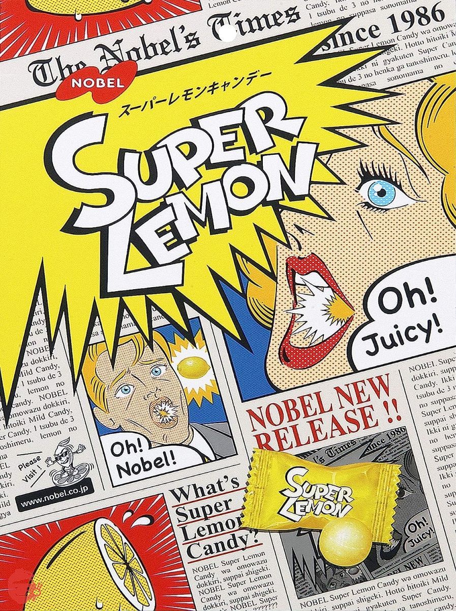 Nobel Super Lemon Candy 88g x 6 pieces – Japacle