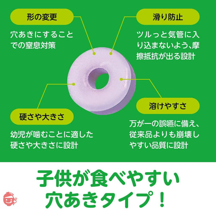 ロッテ しまじろう キシリトールタブレット(グレープ、イチゴ)30g ×10袋の画像
