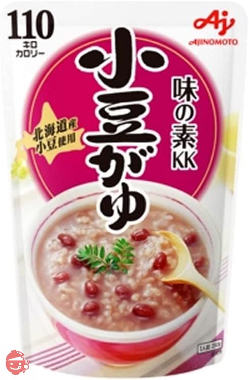 味の素KK おかゆ 白がゆ250g、玉子がゆ250g、小豆がゆ250g、梅がゆ250g、紅鮭がゆ250g 【5種アソート】 各1個セットの画像