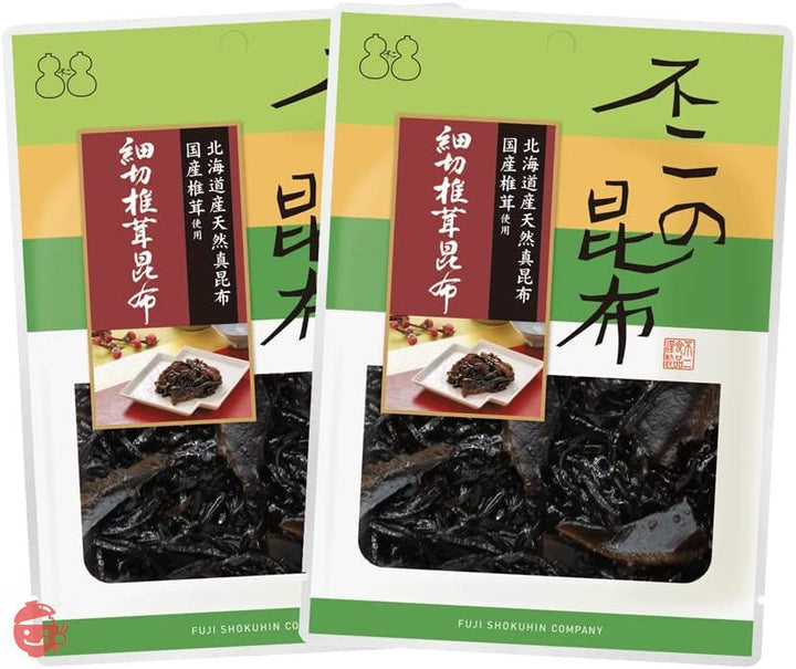 【不二の昆布】細切椎茸昆布 80g☓2個セット ご飯のお供 佃煮 昆布 おにぎり お弁当 朝食 不二食品の画像
