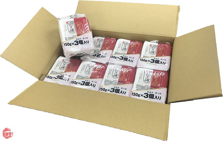 新潟ケンベイ 新潟県産新之助ごはん 150g×3×8入 パックごはん 24 食の画像