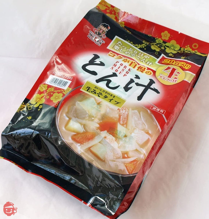 宮坂醸造 神州一味噌 Miyasaka-jozo 神州一味噌 とん汁 生みそタイプ 20食の画像