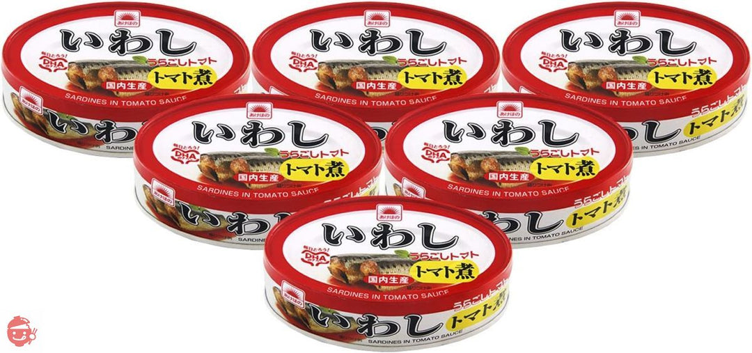 マルハ あけぼの いわしトマト煮 EOO6 100g×6個の画像