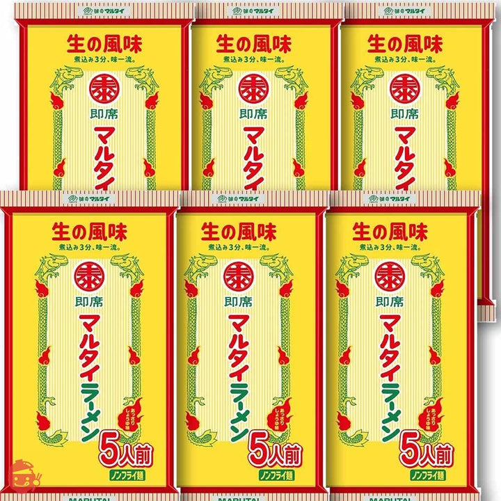 マルタイ マルタイラーメン5食入 410×6個の画像