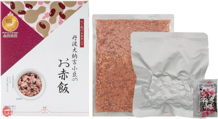 アルファー食品 出雲のおもてなし丹波大納言小豆のお赤飯 283g×2個【お祝い】【プチギフト】の画像