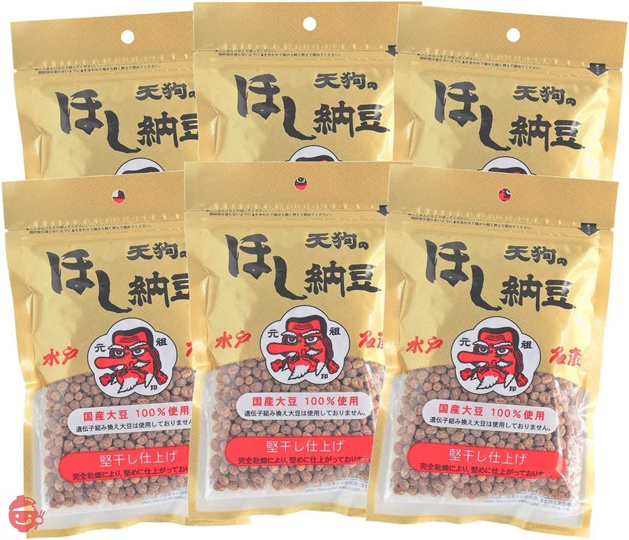 水戸名産 天狗のほし納豆 国産大豆 200g×6個セット(計1200g)の画像