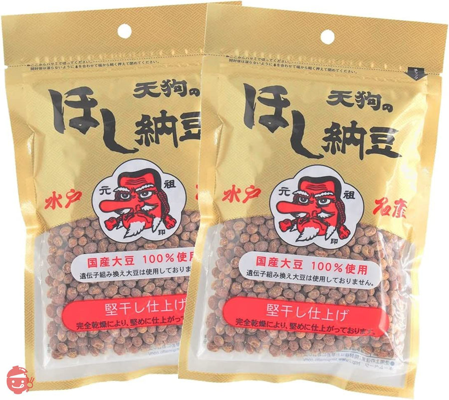 水戸名産 天狗のほし納豆 国産大豆 200g×2個セット(計400g)の画像