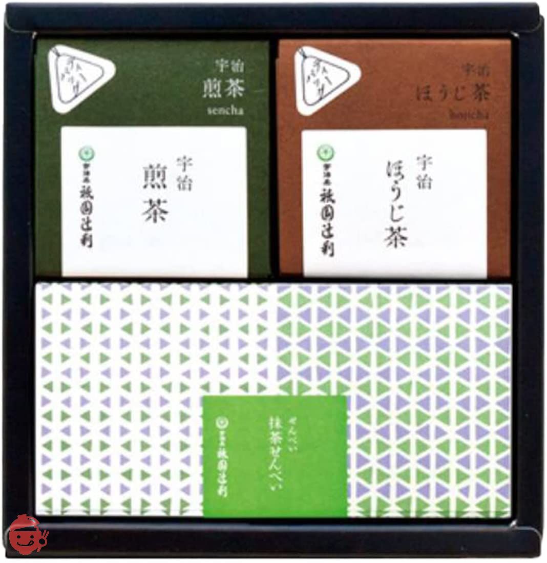 祇園辻利 抹茶せんべい ティーバッグ 煎茶 ほうじ茶 詰め合わせ 抹茶 お菓子 ギフト スイーツ 京都 お土産 ギフトボックスの画像