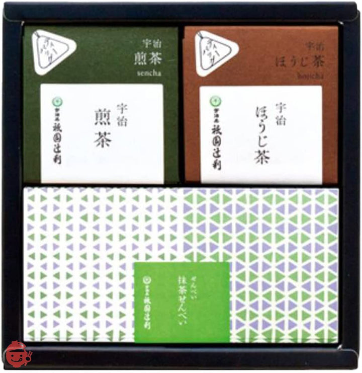 祇園辻利 抹茶せんべい ティーバッグ 煎茶 ほうじ茶 詰め合わせ 抹茶 お菓子 ギフト スイーツ 京都 お土産 ギフトボックスの画像