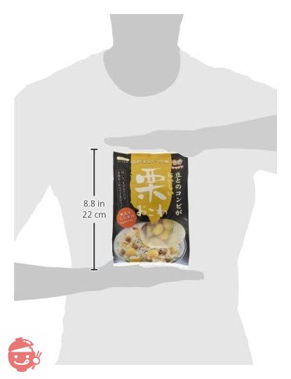 山元醸造 無洗米付 栗おこわセット(2合分) 373gの画像