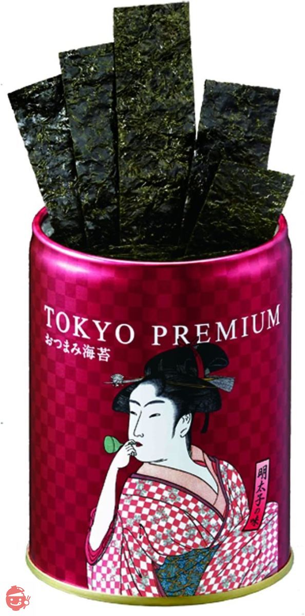 山本海苔店 味つけ海苔 おつまみ海苔 1缶 20g 九州有明海産 国産 のり 海苔  内祝 仏事 家庭 【本店】 (明太子(東京プレミアム))の画像