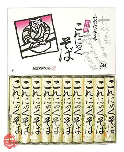 そにゃこ Yamagata Sakai Seimen Ganso Konnyaku Soba 10 pieces (20 servings