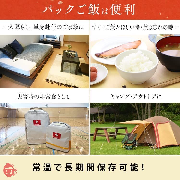 アイリスオーヤマ パックご飯 180g ×24個 秋田県産 あきたこまち 国産米 100% 低温製法米 非常食 米 レトルトの画像