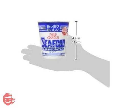日清食品 あっさりおいしいカップヌードル シーフード 60g×20個の画像