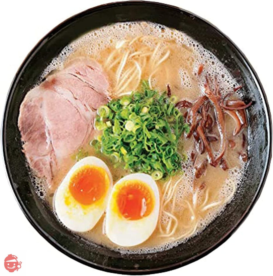 九州 博多長浜豚骨(とんこつ)ラーメン黒浜 3人前 らーめん 半生麺 お取り寄せ ご当地 グルメ あっさりとんこつスープの画像