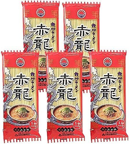 日の出製粉 赤龍 ラーメン 辛子味噌とんこつ味 棒ラーメン マツコの知らない世界 5袋セットの画像