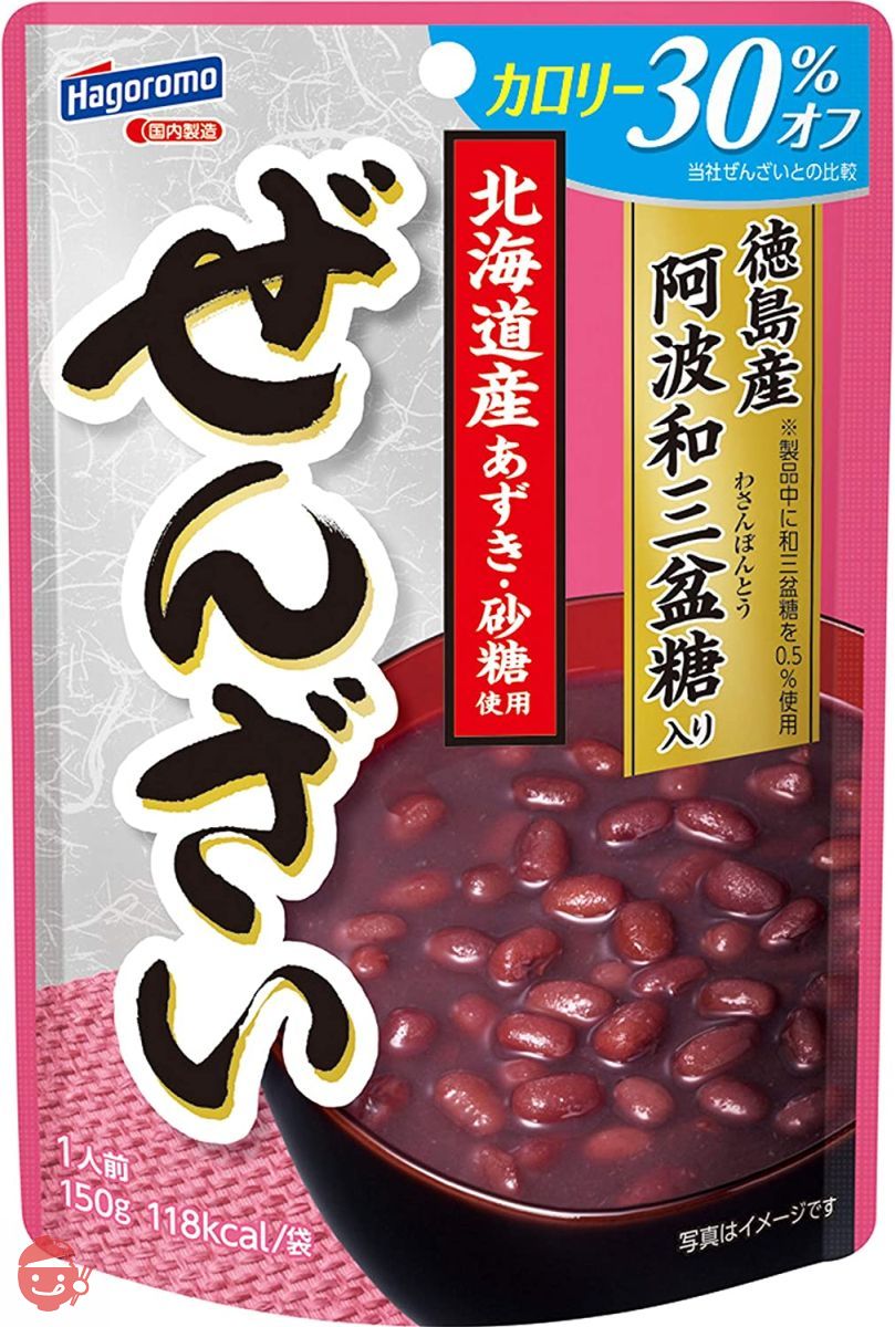 はごろも ぜんざい カロリー30%オフ 150g (4031)×10個の画像