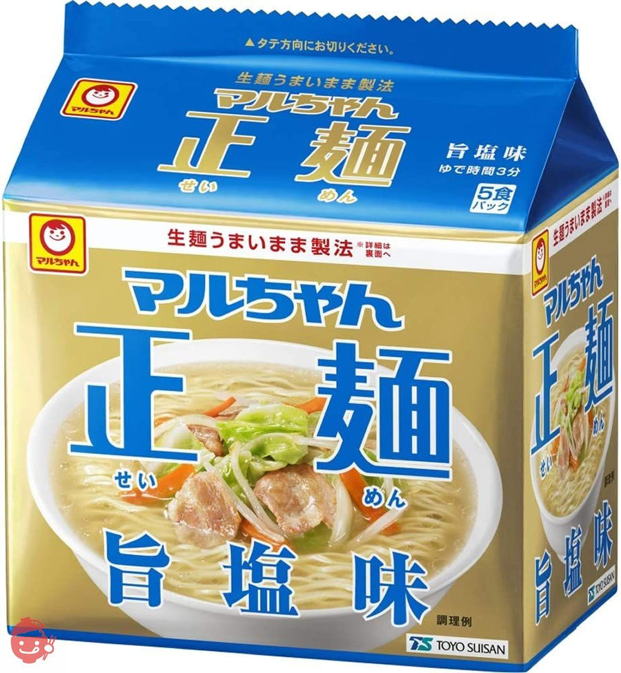 マルちゃん正麺 旨塩味 5食×6個の画像