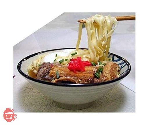 沖縄そば そばだし付き2人前×4パック (8食分)の画像