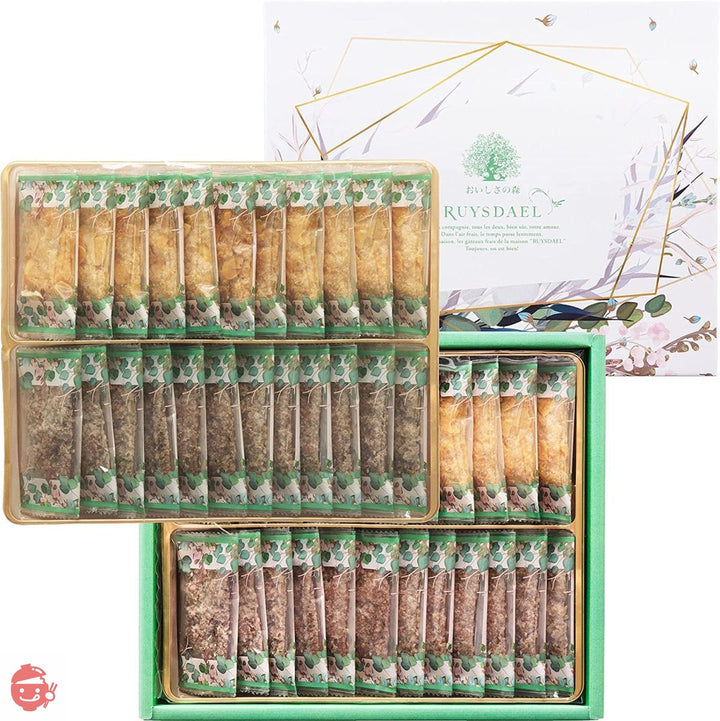 ギフト スイーツ お菓子 おいしさの森 RUYSDAEL (ロイスダール) おいしさの森ギフト 【プチリーフ詰合せ】 (OMP20) プチショコラリーフ×24枚、プチリーフ×22枚の画像