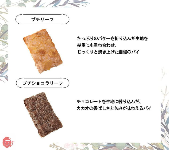 ギフト スイーツ お菓子 おいしさの森 RUYSDAEL (ロイスダール) おいしさの森ギフト 【プチリーフ詰合せ】 (OMP20) プチショコラリーフ×24枚、プチリーフ×22枚の画像