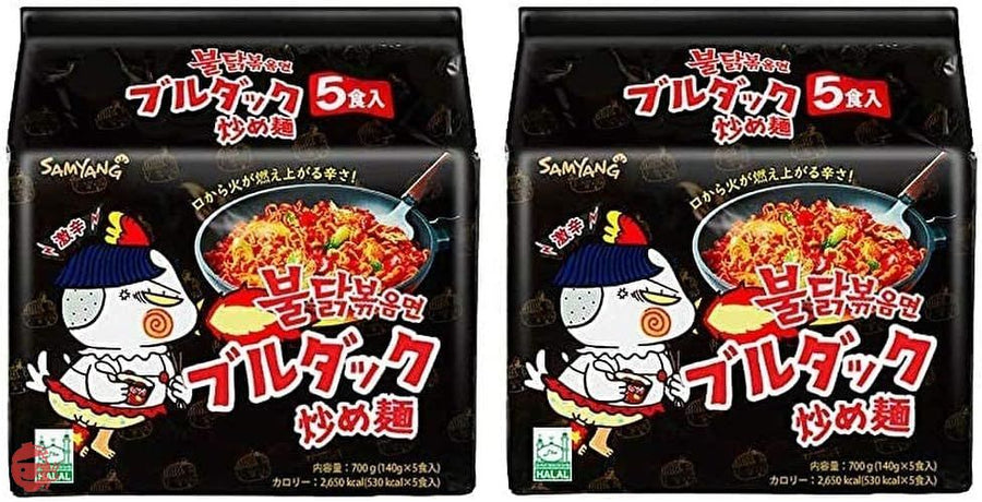 プルタク炒め麺140gx 10個 (プルタク炒め麺140g(1袋あたり)x 10個)の画像