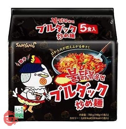 プルタク炒め麺140gx 10個 (プルタク炒め麺140g(1袋あたり)x 10個)の画像