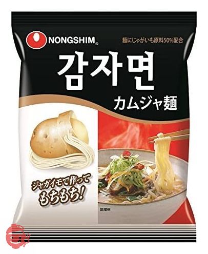 農心 カムジャ麺(袋) 100g×20個の画像