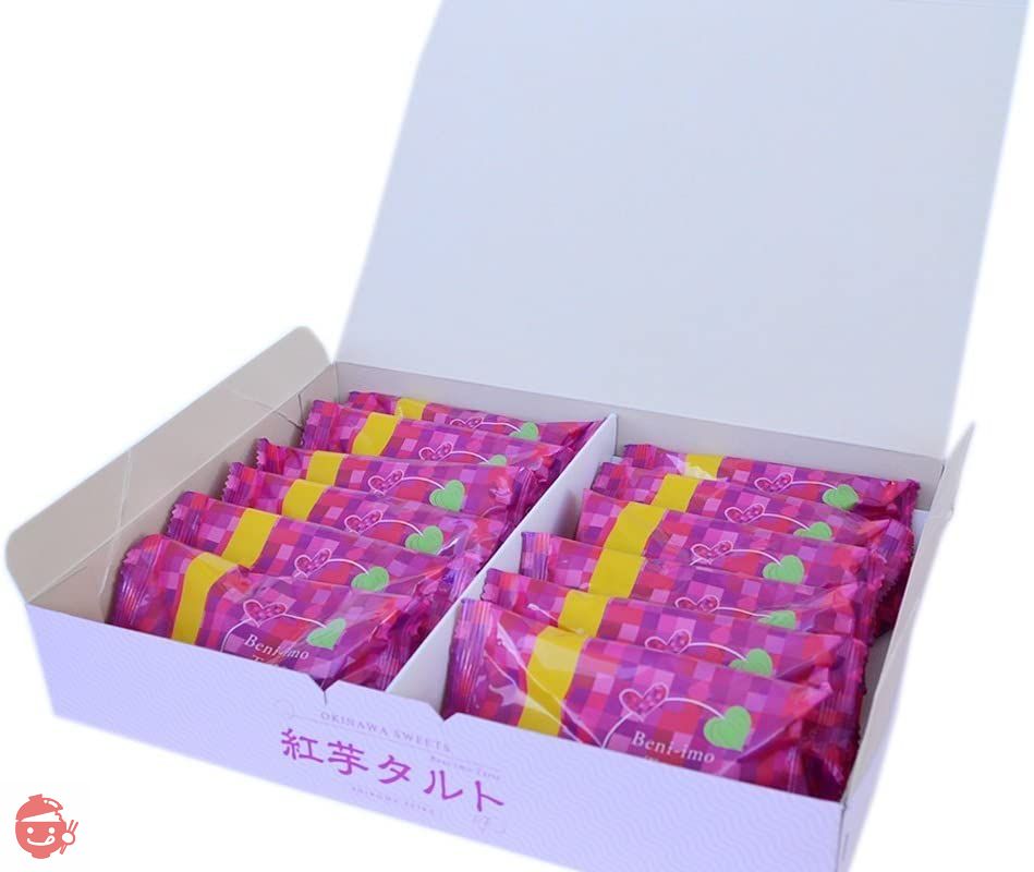 しろま製菓 紅芋タルト 12個入り x 1箱の画像