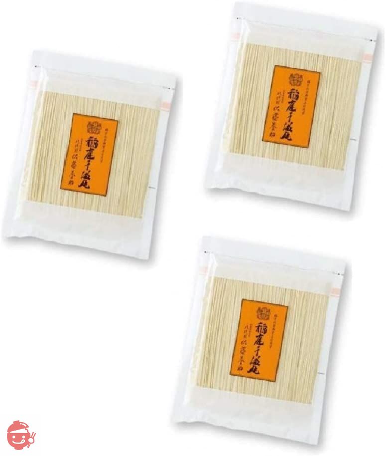 稲庭うどん 八代目佐藤養助 稲庭干饂飩切り落し270g KT-05 3個セットの画像