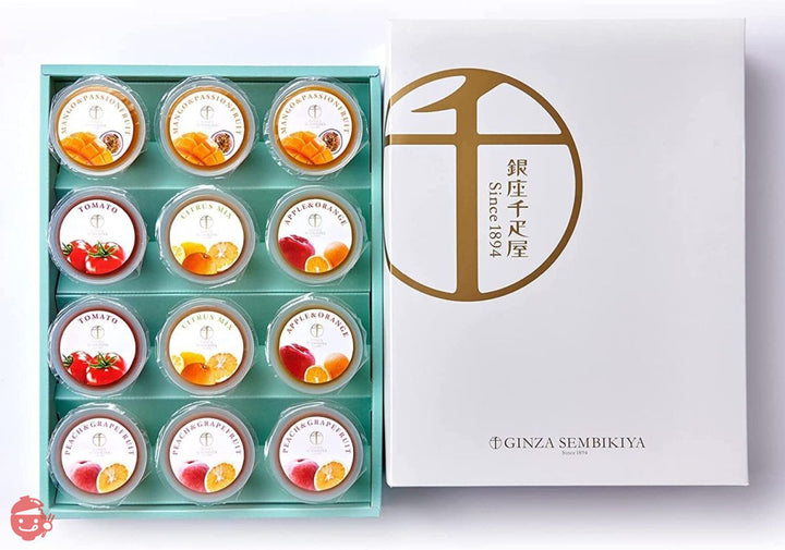 ギフト お菓子 ゼリー 詰合せ パティスリー銀座千疋屋 銀座フルーツジュレ12個の画像