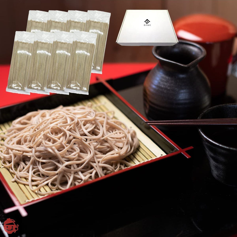 たべふく 信州戸隠そば 十割そば 180g 蕎麦 乾麺 食塩無添加 グルテンフリー 国産そば粉 ブレンド (8袋)の画像