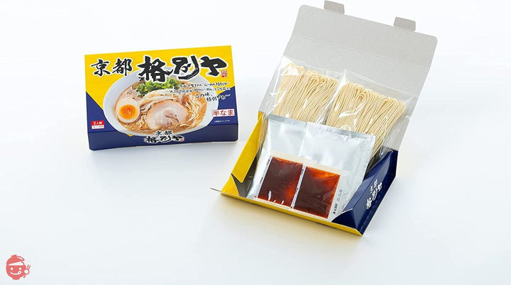 格別ヤ ラーメン 京都ラーメン お取り寄せ グルメ 半生麺 ギフト にも 【京都の背脂入り 醤油ラーメン をお届けします。】 (2食入り)の画像