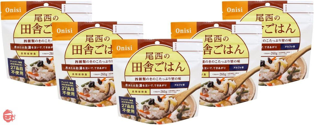 尾西の田舎ごはん 100g×5食の画像