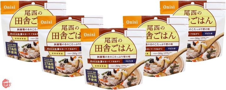 尾西の田舎ごはん 100g×5食の画像