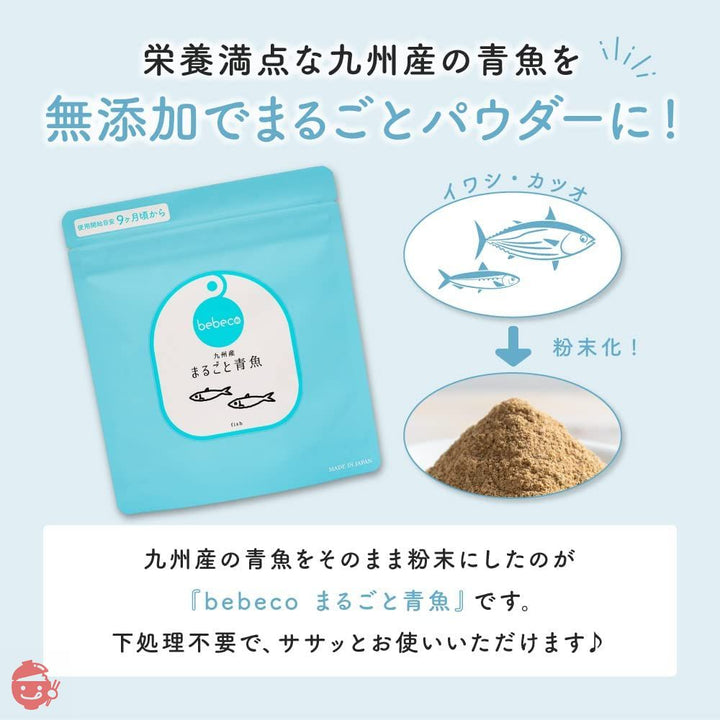 bebeco まるごと離乳食 九州産 まるごと青魚 離乳食 100g 【9か月頃から】の画像