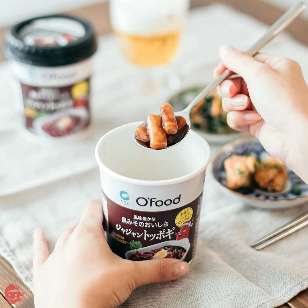 O'food カップトッポギ (105g)【旨辛トッポギ】 6個セット 簡単調理 韓国食品 韓国料理 お餅 떡볶이 Toppogiの画像