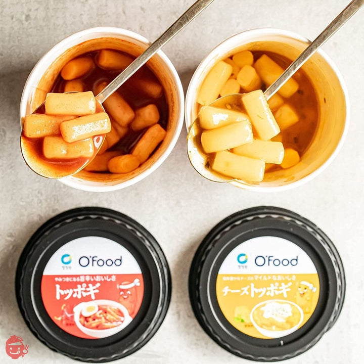 O'food カップトッポギ (105g)【旨辛トッポギ】 6個セット 簡単調理 韓国食品 韓国料理 お餅 떡볶이 Toppogiの画像
