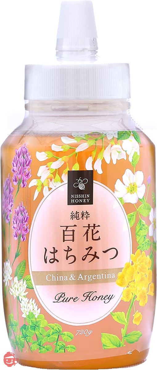 日新蜂蜜 純粋 百花はちみつ 720gの画像