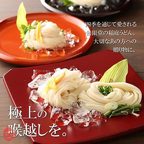 無限堂 稲庭うどん 比内地鶏つゆ付き詰合わせ(8人前) (うどん 80g×8袋 つゆ 30ml×8袋)の画像