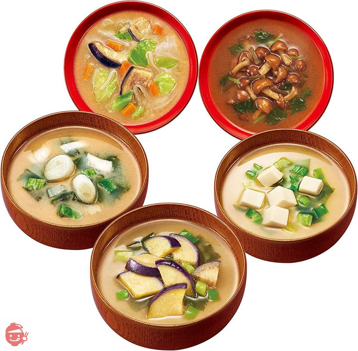 【セット商品】アマノフーズ 愛情いっぱいお味噌汁 5種30食セット(愛情いっぱいおみそ汁 5種10食 3個)の画像