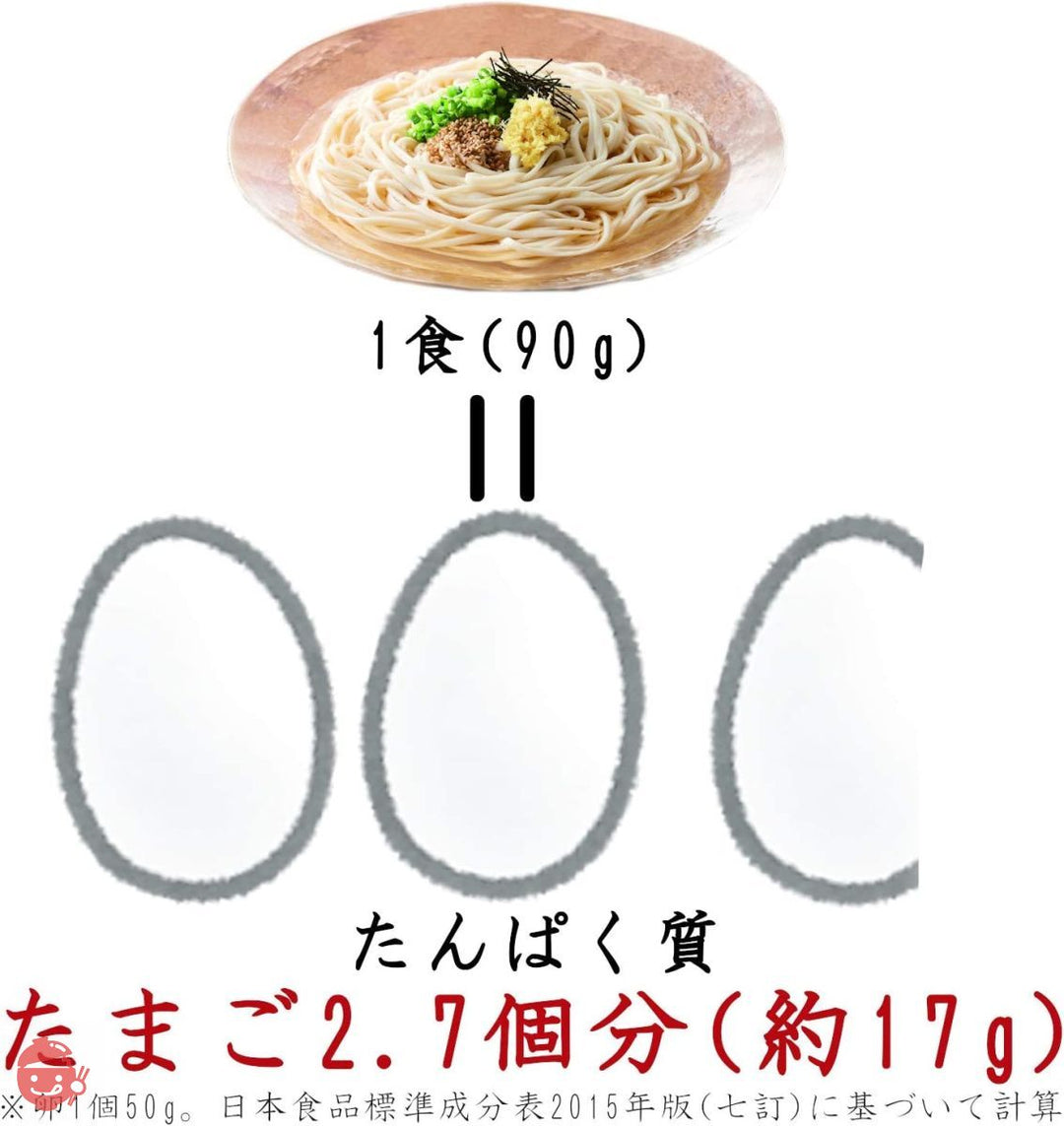 はくばく 一食分のたんぱく質がとれる細うどん 180g ×5袋の画像