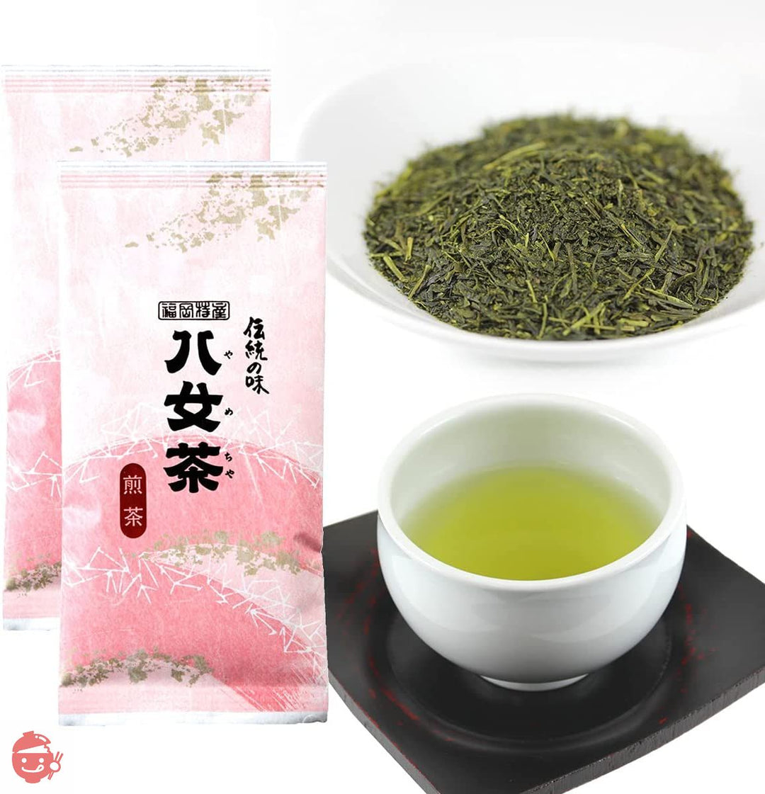 八女茶 岩﨑園製茶 煎茶ゴールド 100g× 2袋 セット 家庭用 職場用 福岡県産 煎茶 茶葉 八女茶100%の画像