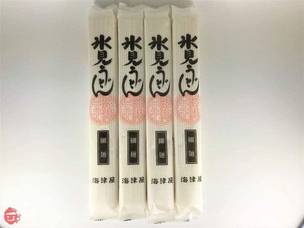 海津屋 氷見うどん 4個セット(乾麺 細麺)の画像
