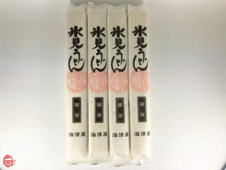 海津屋 氷見うどん 4個セット(乾麺 細麺)の画像