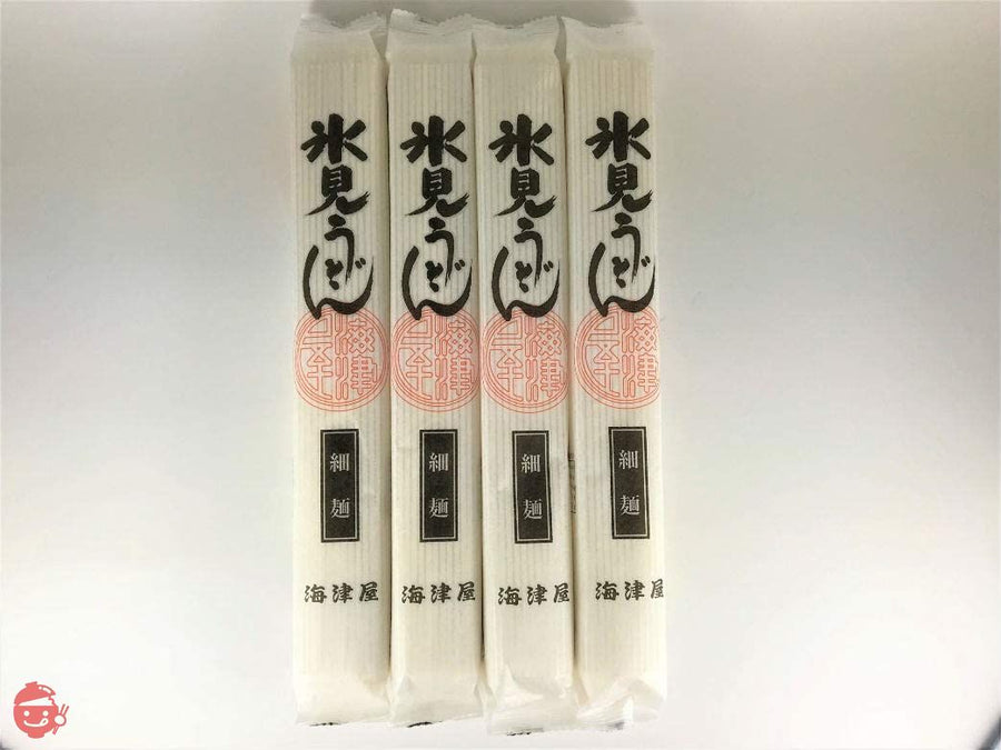 海津屋 氷見うどん 4個セット(乾麺 細麺)の画像