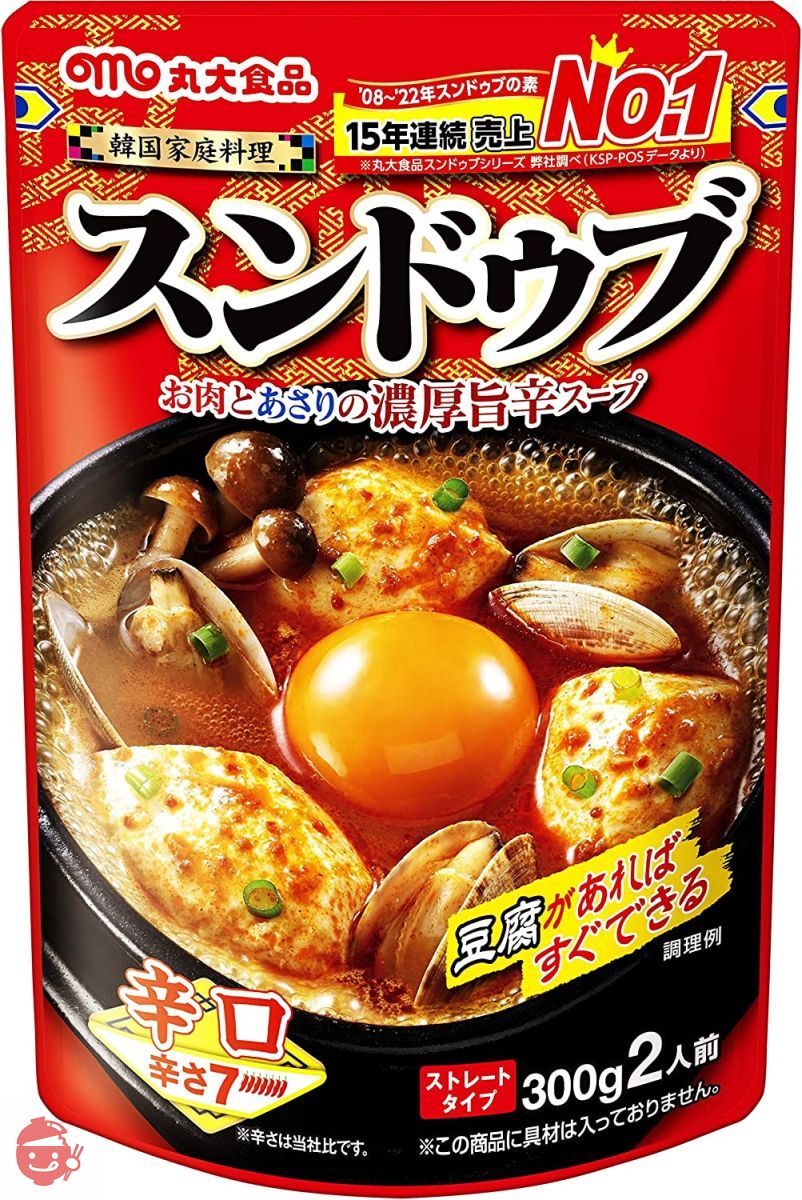 丸大食品 スンドゥブ 辛口 300gの画像