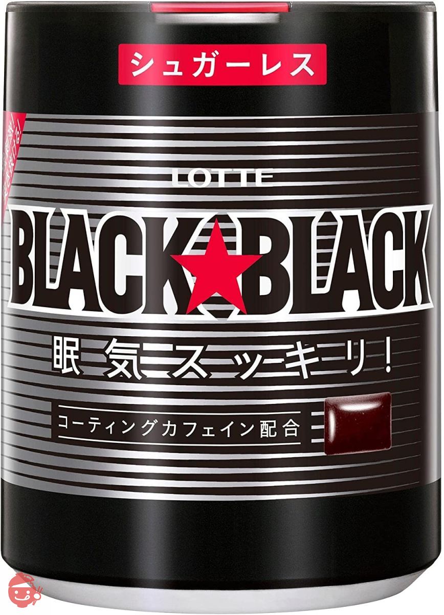 ロッテ ブラックブラック粒ワンプッシュボトル 140gの画像