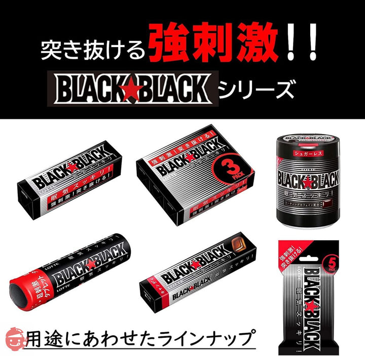 ロッテ ブラックブラック粒ワンプッシュボトル 140gの画像